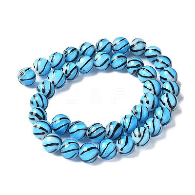 Handmade Transparent Lampwork Beads BLOW-D300-08H-1