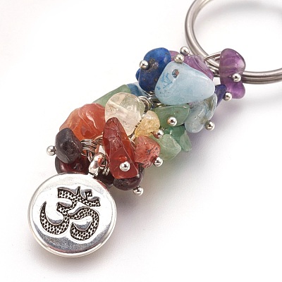 Natural Gemstone Keychain X-KEYC-JKC00163-04-1