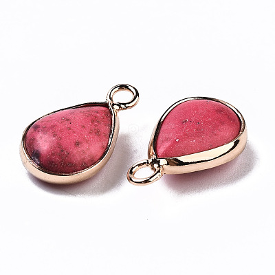 Synthetic Turquoise Pendants G-S359-279E-1