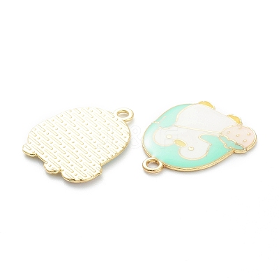 Alloy Enamel Pendants ENAM-I051-16LG-03-1
