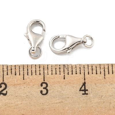 925 Sterling Silver Lobster Claw Clasps STER-C005-10P-1