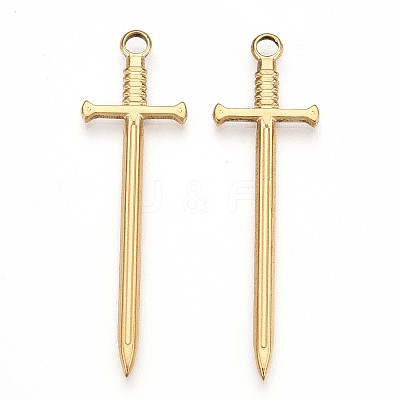Ion Plating(IP) 304 Stainless Steel Pendants STAS-N098-135LG-1