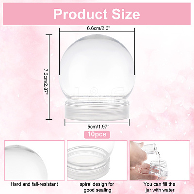 10Pcs Plastic Box AJEW-GA0005-03-1