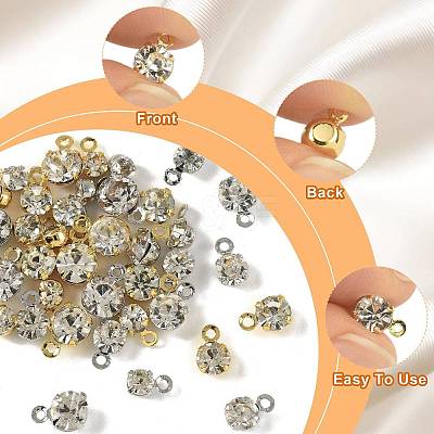 40Pcs 10 Styles Brass Pendants KK-FS0002-06-1