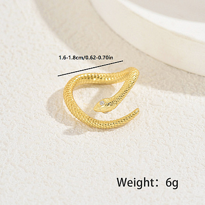 Brass Cuff Open Rings for Women GX4142-1