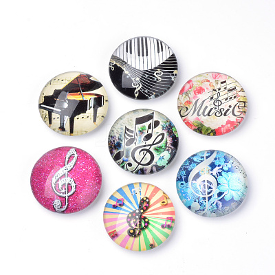 Fridge Magnets Glass Decorations GGLA-Q051-60mm-060-1