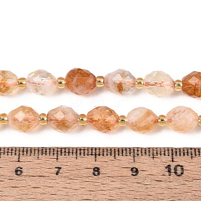 Heated Natural Citrine Beads Strands G-N342-44-01-1