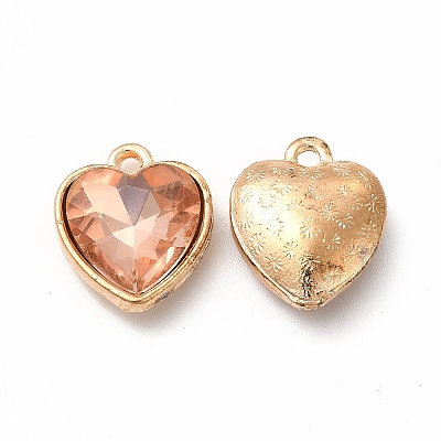 Faceted Glass Rhinestone Pendants GLAA-I051-B12-1