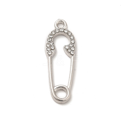 Alloy Crystal Rhinestone Pendaants ALRI-K050-10P-1