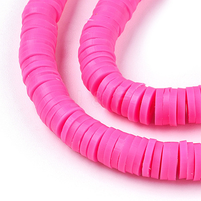 Handmade Polymer Clay Beads X-CLAY-R067-6.0mm-31-1