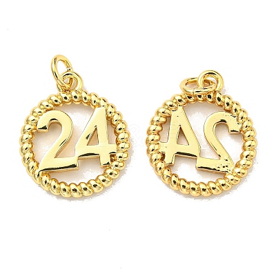 Rack Plating Brass Pendants KK-D026-07G-1