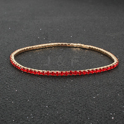 Alloy Rhinestone Cup Chain Bracelets for Women WG1E62A-01-1