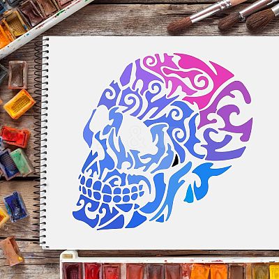 Plastic Reusable Drawing Painting Stencils Templates DIY-WH0172-182-1
