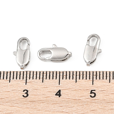 SHEGRACE Brass Lobster Claw Clasps XGR0006P-07P-1