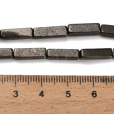 Natural Gold Pyrite/Golden Pyrite Beads Strands G-F833-I01-01-1