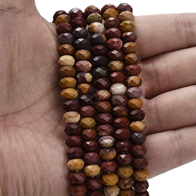 Natural Mookaite Beads Strands G-Z111-A49-1