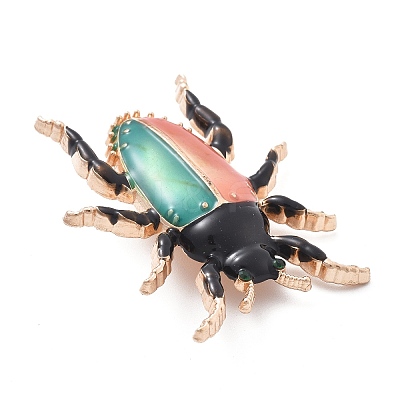 Beetle Enamel Pins JEWB-E041-14KCG-01-1