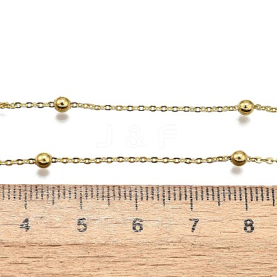 Brass Cable Chain Necklaces NJEW-I247-02G-1