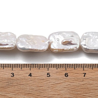 Natural Baroque Keshi Pearl Beads Strands PEAR-P064-01C-07A-1