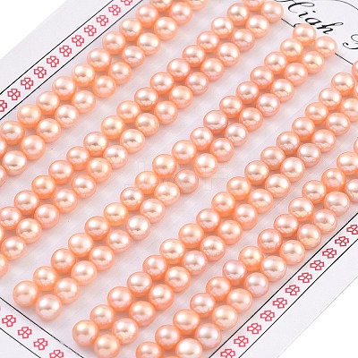 Grade 6A Natural Cultured Freshwater Pearl Beads PEAR-N018-6A-4550B-1