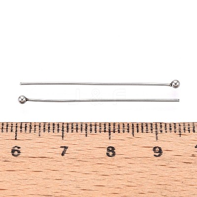 304 Stainless Steel Head Pins STAS-T065-35mm-20P-1