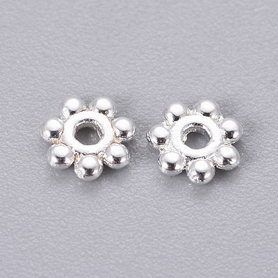 Tibetan Style Alloy Daisy Spacer Beads X-K08SK022-1