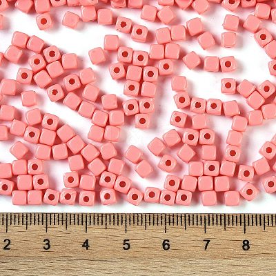 Opaque Acrylic Beads OACR-B025-06C-1