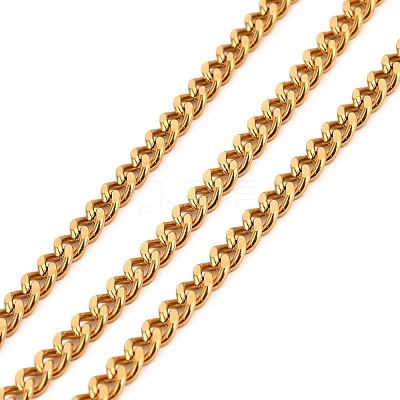 PVD Vacuum Plating 304 Stainless Steel Cuban Link Chains CHS-K016-03A-G-1
