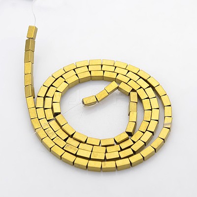 Electroplate Non-magnetic Synthetic Hematite Beads Strands G-J213A-06A-1
