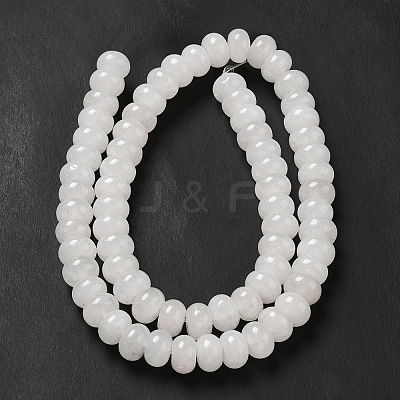 Natural White Jade Beads Strands G-D481-17A-1