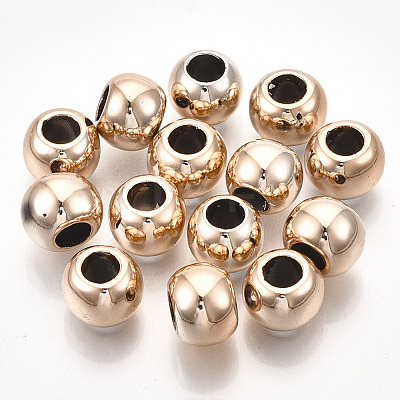 UV Plating ABS Plastic European Beads LS-X-CCB-S162-28G-03-1