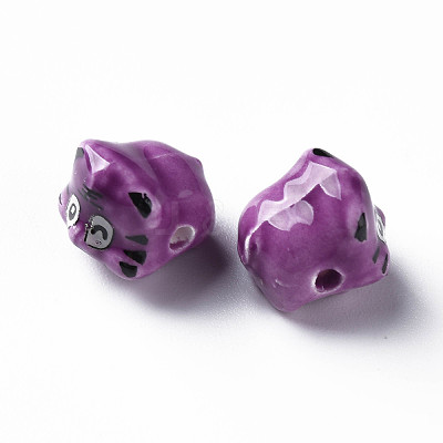 Handmade Porcelain Beads PORC-T007-20D-1
