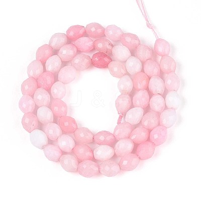 Natural Dyed White Jade Beads Strands G-T142-89G-1