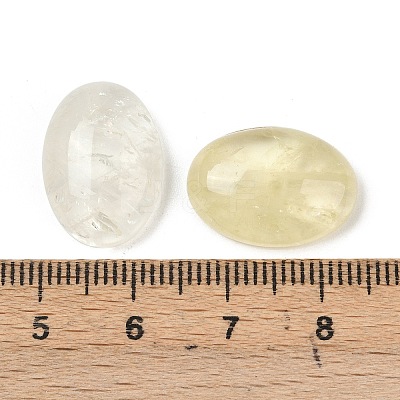 Natural Lemon Quartz Cabochons G-D348-01A-1