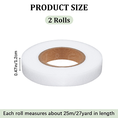 2 Roll Non-woven Fabrics Polyamide Double-sided Hot Melt Adhesive Film DIY-GF0007-98A-1