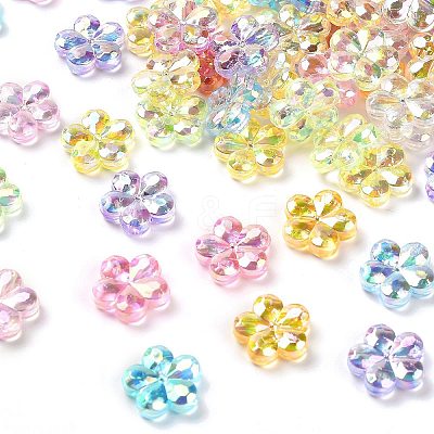 Transaparent Acrylic Beads PACR-H004-01-1