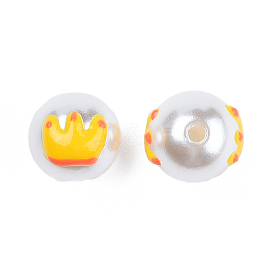 ABS Plastic Imitation Pearl Beads KY-N015-145-1