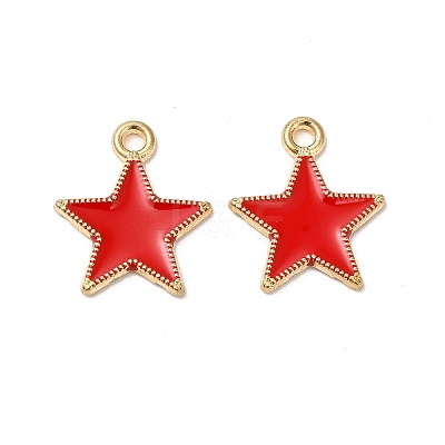 Alloy Enamel Pendants ENAM-C005-01G-06-1
