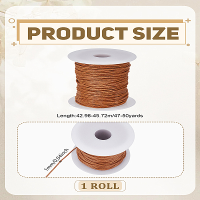 47~50 Yards Waxed Cotton Thread Cords YC-LP0001-06C-1