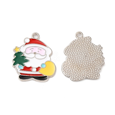 Christmas Alloy Enamel Pendants ENAM-D050-13I-01P-1