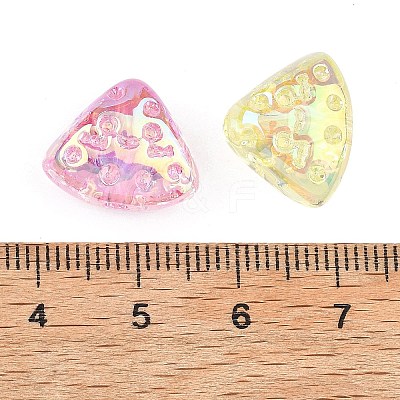 UV Plating Transparent Acrylic Beads MACR-K361-42-1