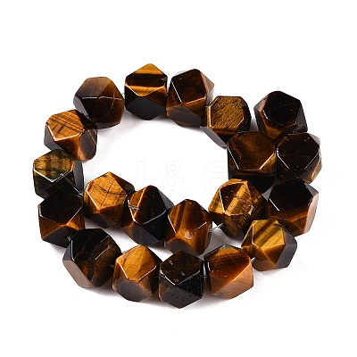 Natural Tiger Eye Beads Strands G-T138-45-1