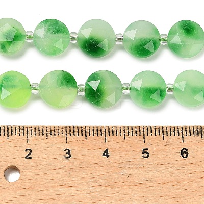 Dyed Natural White Jade Beads Strands G-C116-A181-01B-1