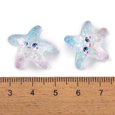 Transparent Epoxy Resin Decoden Cabochons CRES-P035-10B-1