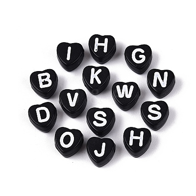 Opaque Acrylic Enamel Beads SACR-Q001-16B-A01-1