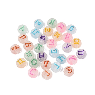Luminous Transparent Acrylic Beads TACR-Q013-07B-1