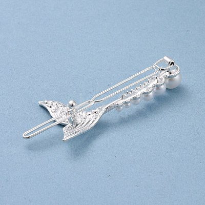 Alloy Crystal Rhinestone Hair Barrettes PHAR-Z003-03S-1
