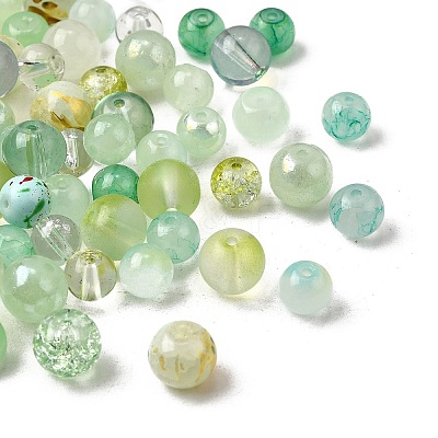 Transparent Glass Beads DGLA-C005-01C-1