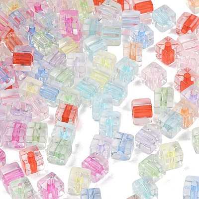 Transparent Acrylic Beads OACR-C022-01-1