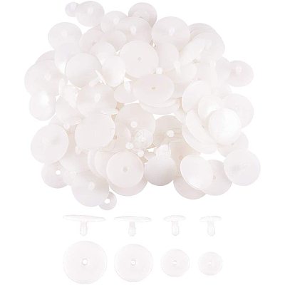 Plastic Doll Joints DIY-PH0025-85-WH-1